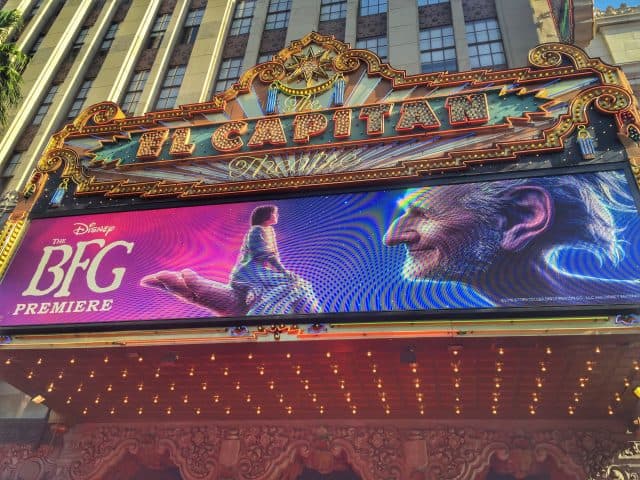The Red Carpet Premiere for Disney's "The BFG" Movie with Celebrity Sightings