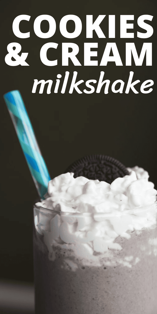 Oreo Cookies and Cream Ice Cream Milkshake Recipe