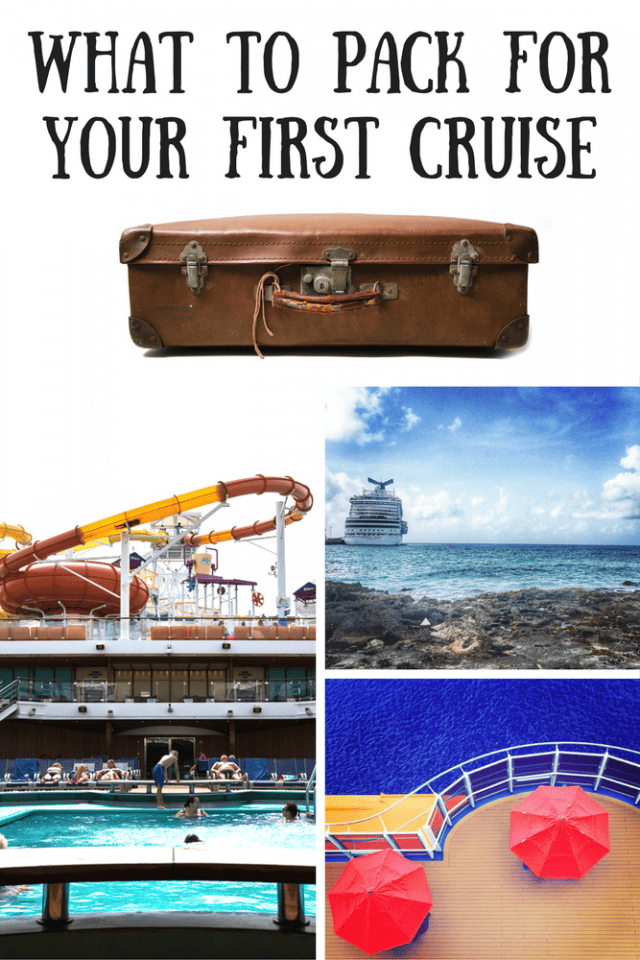 What to Pack for Your First Carnival Cruise!