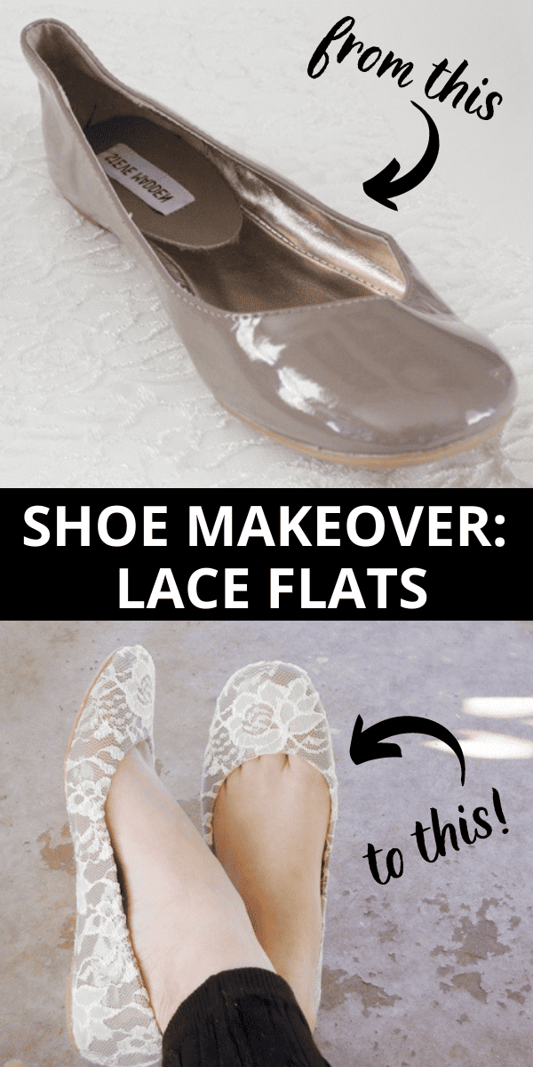 Shoe Makeover: Graceful Lace Flats