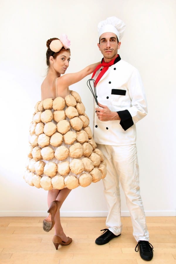 French Chef & Macarons Couples Costume