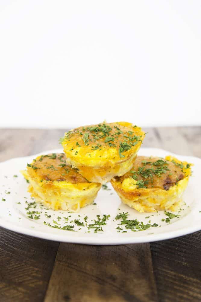Sausage, Cheese & Egg Breakfast Hash Brown Nests Recipe - Mom Spark ...