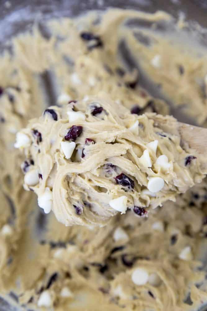Buttery Cranberry and White Chocolate Chip Cookie Recipe