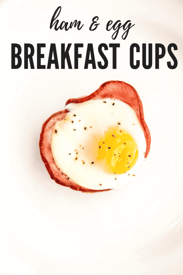 Breakfast Ham, Egg and Cheese Cups Recipe