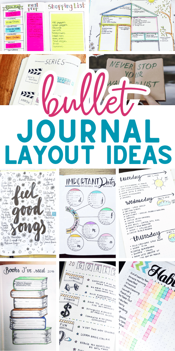 Bullet Journal Layout Ideas