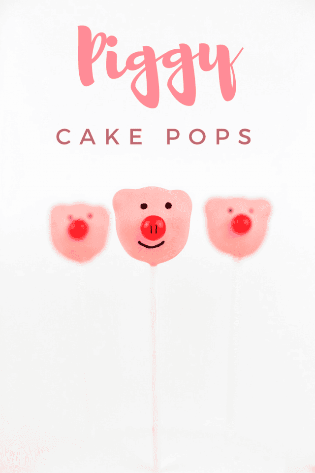The Cutest Piggy Cake Pops Recipe