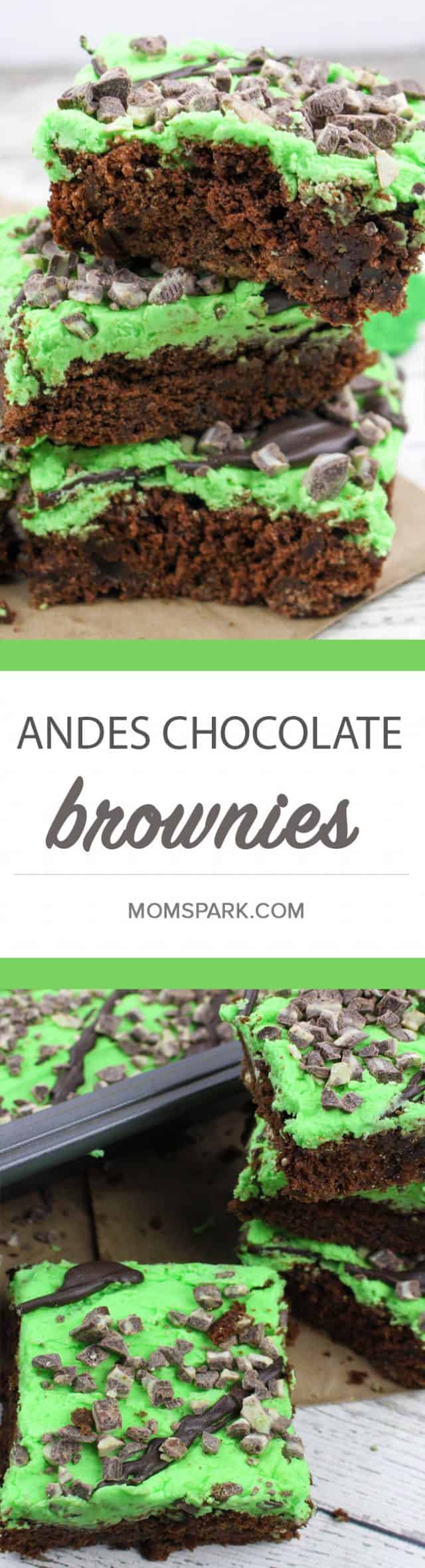 Andes Chocolate Peppermint Brownies Recipe