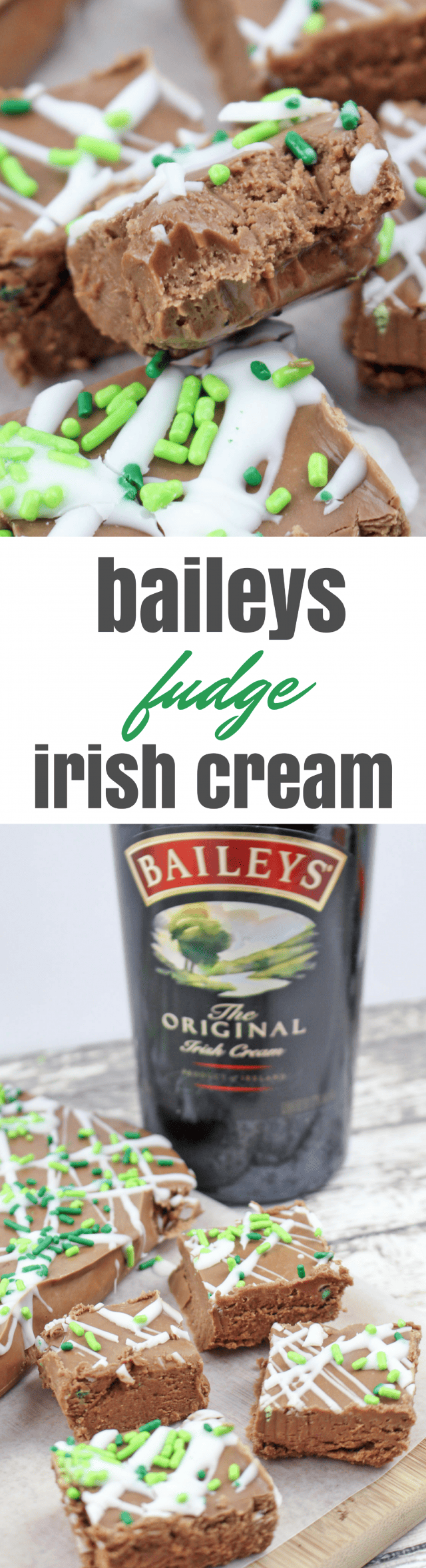 Green Baileys Irish Cream Chocolate Fudge Recipe