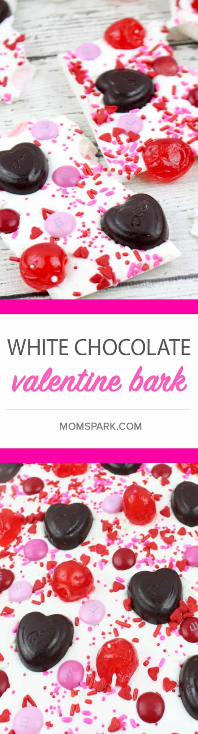 White Chocolate Valentine Bark Recipe
