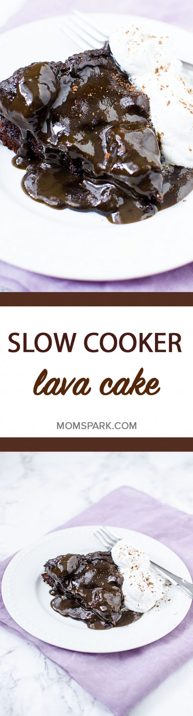 Slow Cooker Crockpot Chocolate Lava Cake Recipe