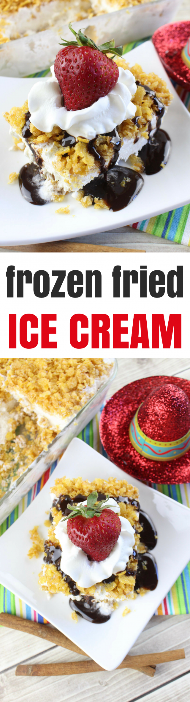 Frozen Fried Ice Cream Cornflake Dessert Recipe
