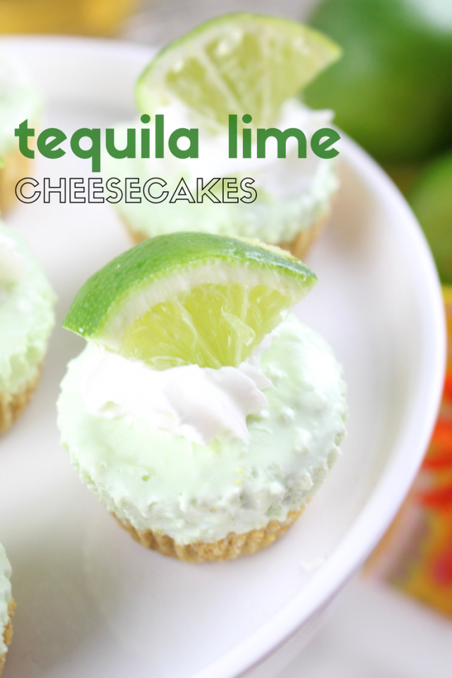 Mini Tequila Lime Margarita Cheesecake Pie Recipe