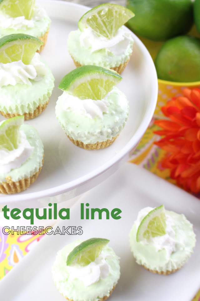 Mini Tequila Lime Margarita Cheesecake Pie Recipe