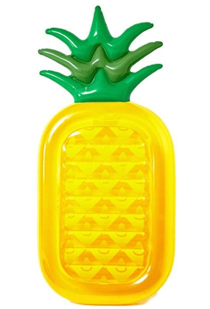 We've already shared a bunch of one-piece swimsuits moms are buying on Amazon right now. Now I'm here to share with you 17 awesome pool floats you need to bring to the pool this summer with this Pineapple Pool Float