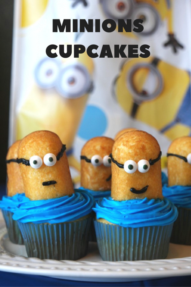 How to Make Despicable Me Minions Movie Party Cupcakes
