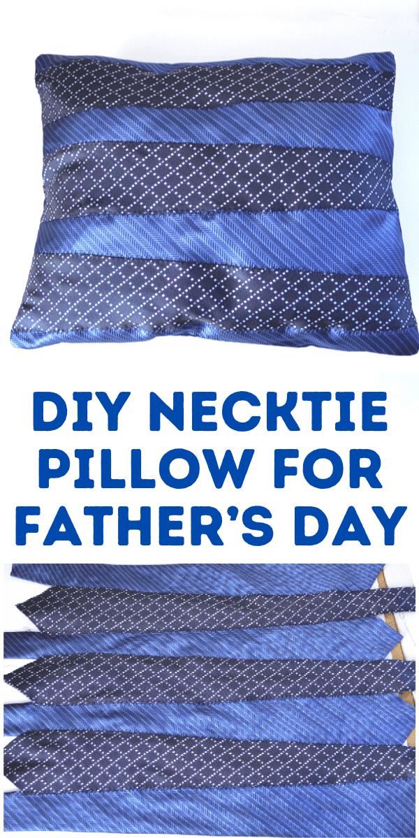 How to Make a DIY Necktie Pillow for Father’s Day Gift