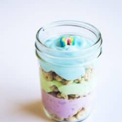 Lucky Charms Yogurt Parfait Recipe - Stacked with Cereal