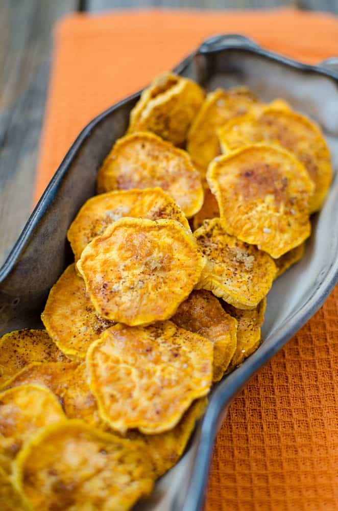 Warm Cinnamon Brown Sugar Sweet Potato Chips Recipe-image