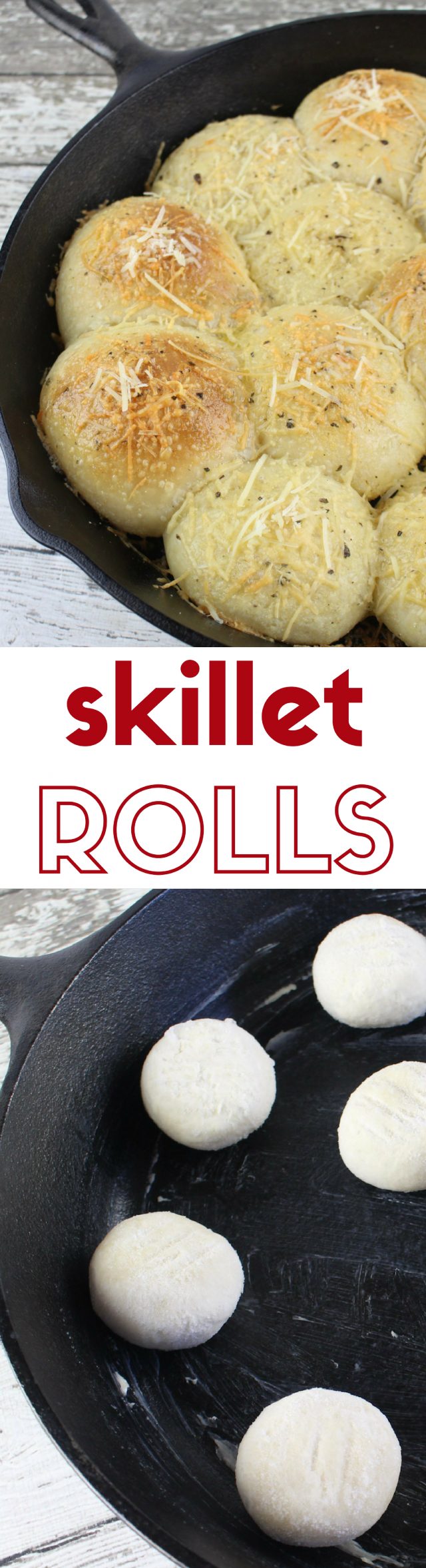Garlic and Parmesan Skillet Rolls Recipe