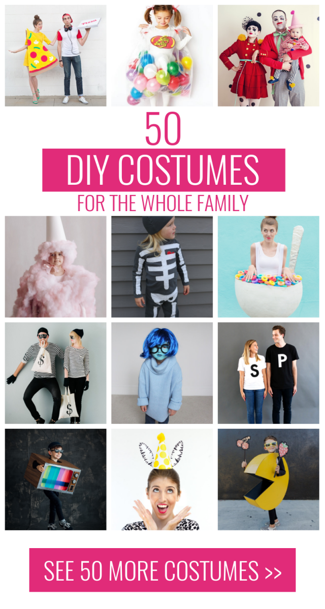 50 DIY Halloween Costumes for the Whole Family