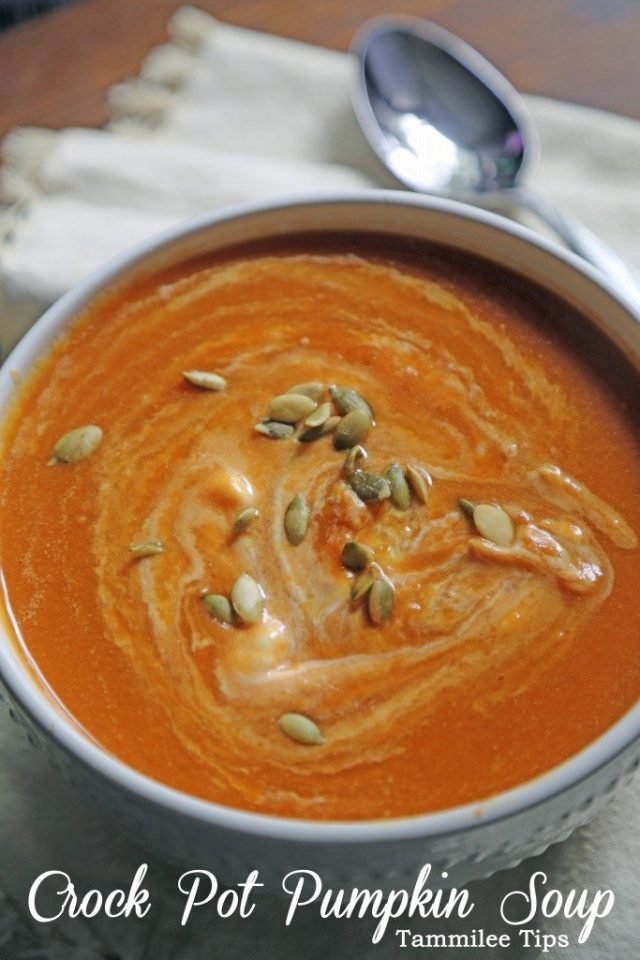 Slow Cooker Crock Pot Pumpkin Soup Recipe