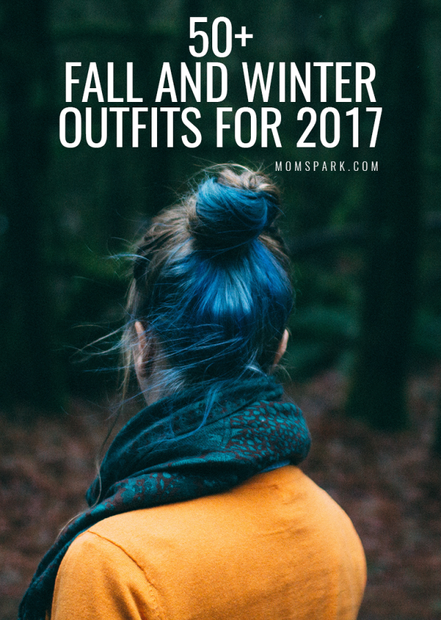 50+ Fall and Winter Outfits for 2017 - oversized sweaters, boots, scarves, large bags, gloves and more!