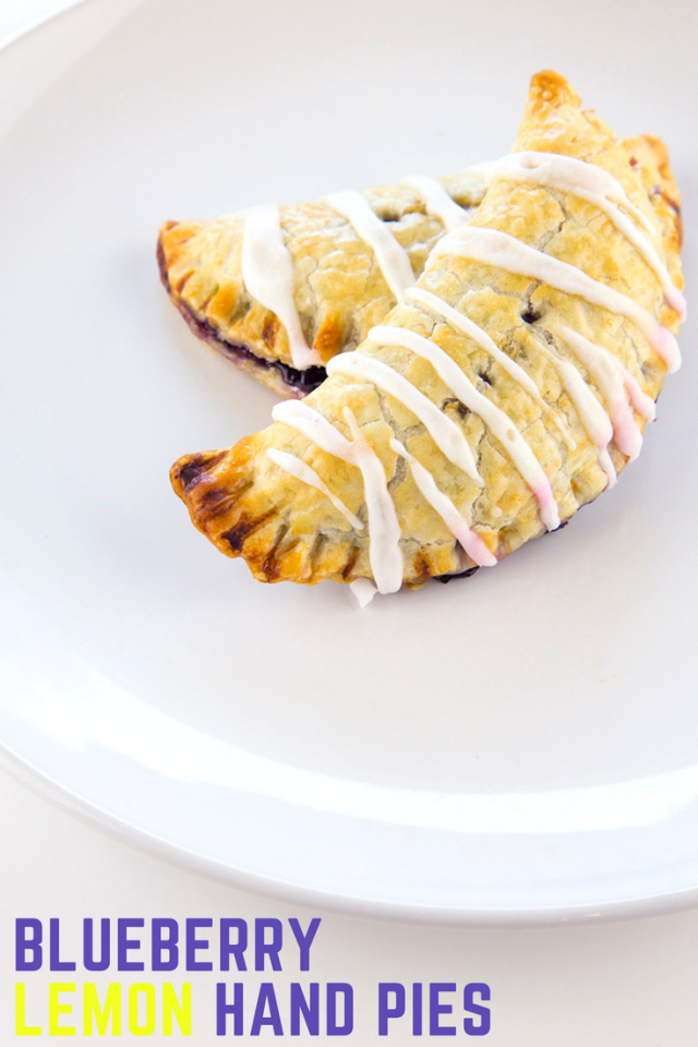Glazed Blueberry Lemon Hand Pies Recipe