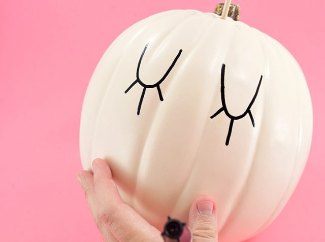 DIY No-Carve Unicorn Pumpkin