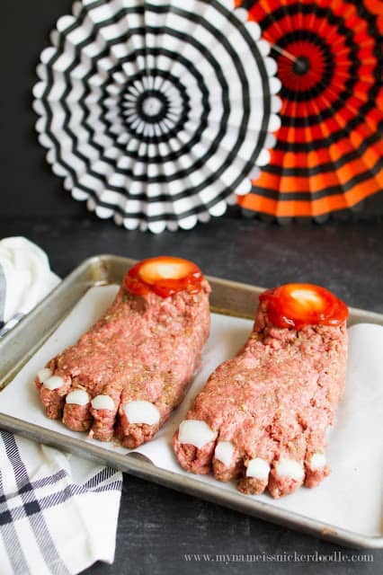 Halloween Feet Loaf Recipe
