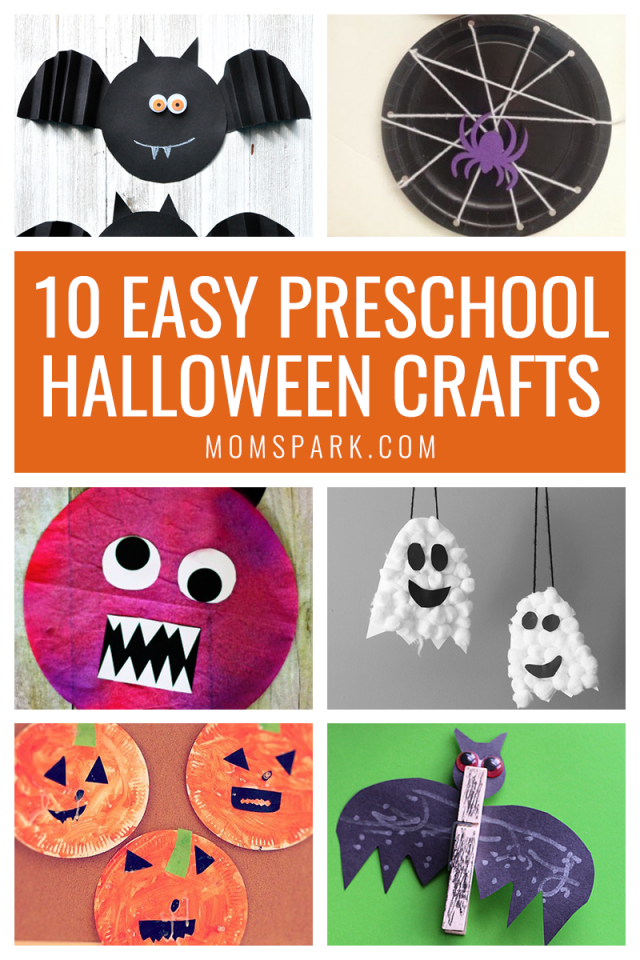 10 Easy Preschool Halloween Crafts