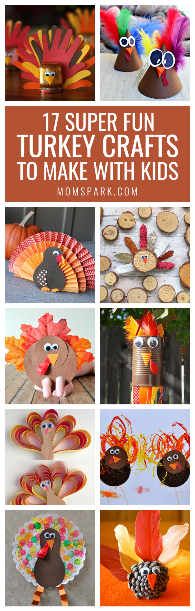 17 Turkey Crafts to Make with Kids