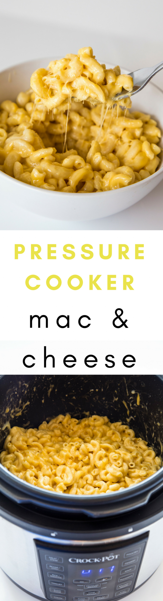 Instant Pot Pressure Cooker Creamy Mac and Cheese Recipe