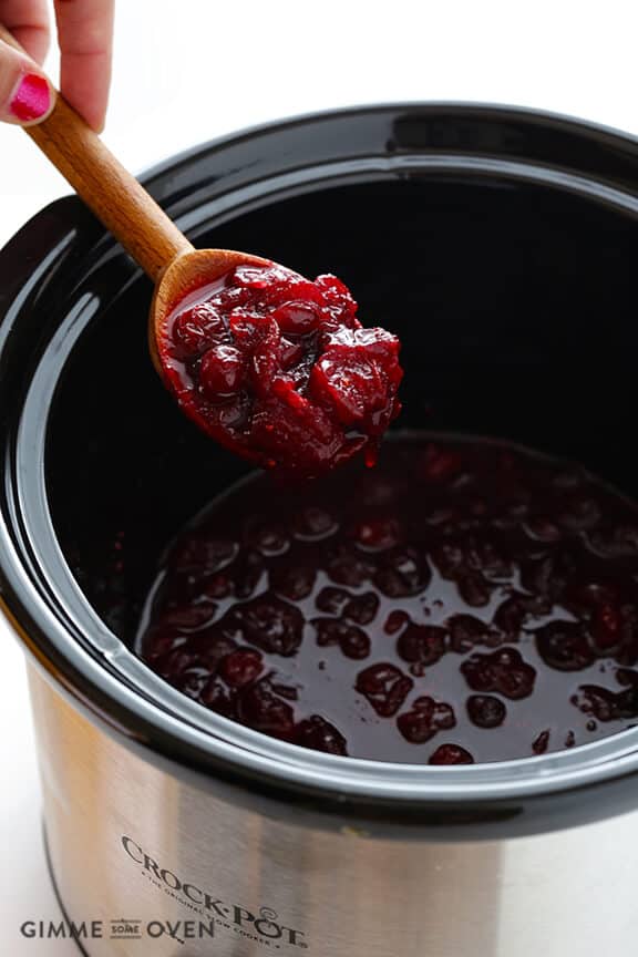 Slow Cooker Cranberry Sauce Recipe