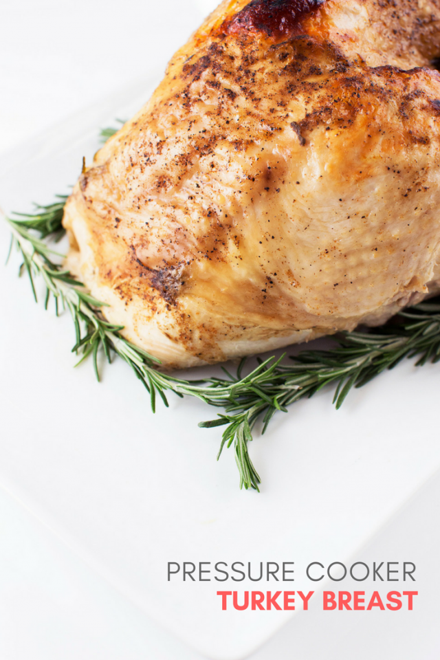 A juicy, flavorful turkey breast made in a pressure cooker in less than an hour. The easiest holiday turkey recipe that you'll find for Thanksgiving and Christmas. Instant Pot or Multi-cooker.