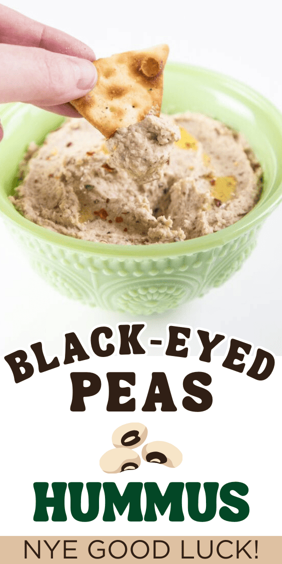 Black-Eyed Peas Hummus Dip Recipe - New Year's Eve