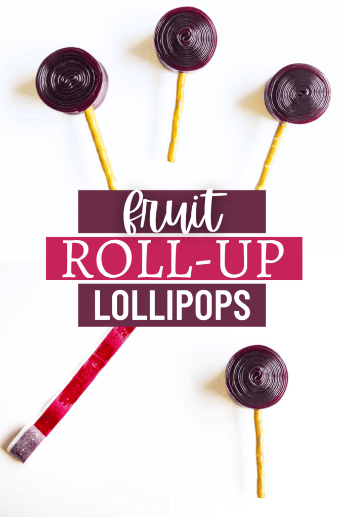 Fruit Roll-Up Lollipop Snack