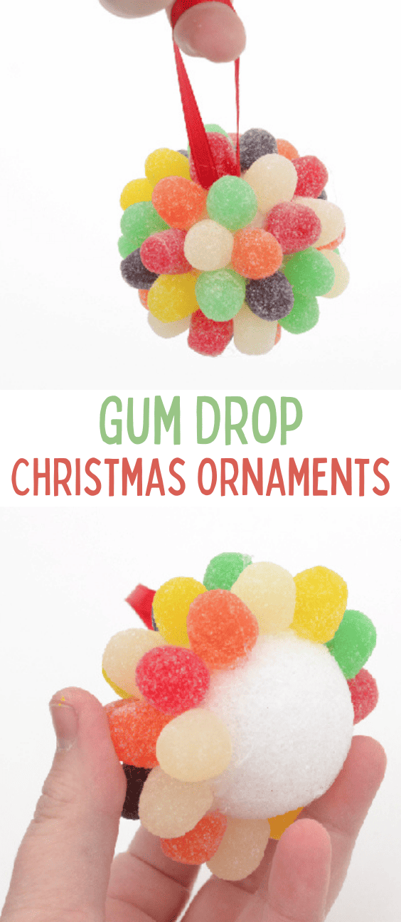 Gum Drop Christmas Ornaments DIY Craft
