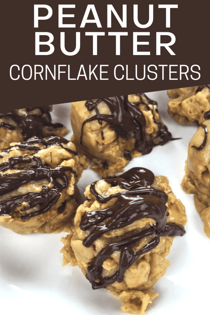 Peanut Butter Cornflake Clusters Dessert