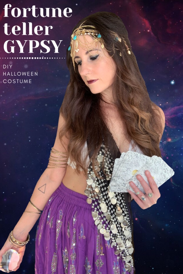 DIY Fortune Teller Gypsy Halloween Women's Costume