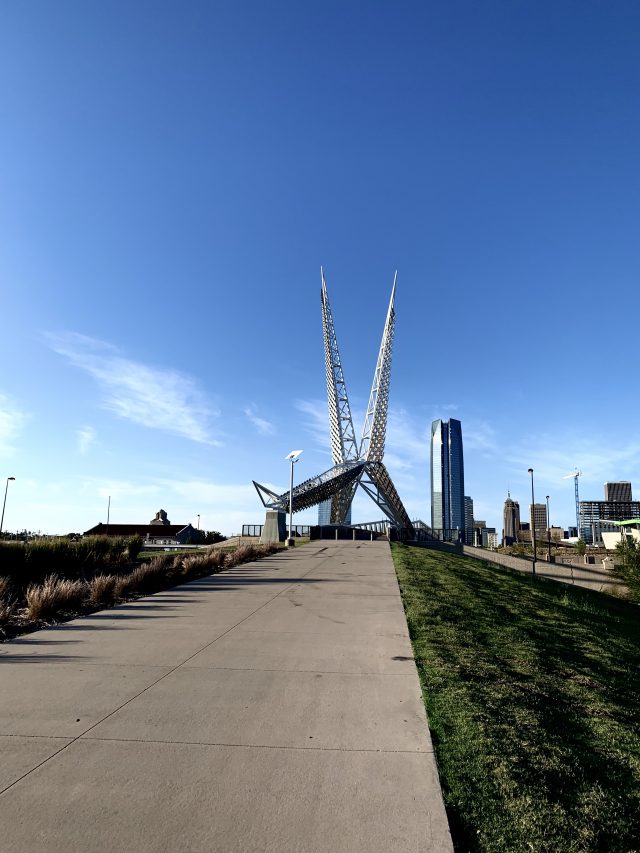 100+ Things to Do in Oklahoma City (OKC) by District: City Center Downtown - Skydance Bridge