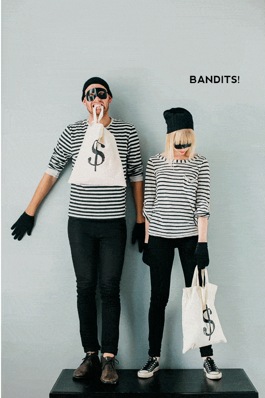 Bank Bandits Couples Costume