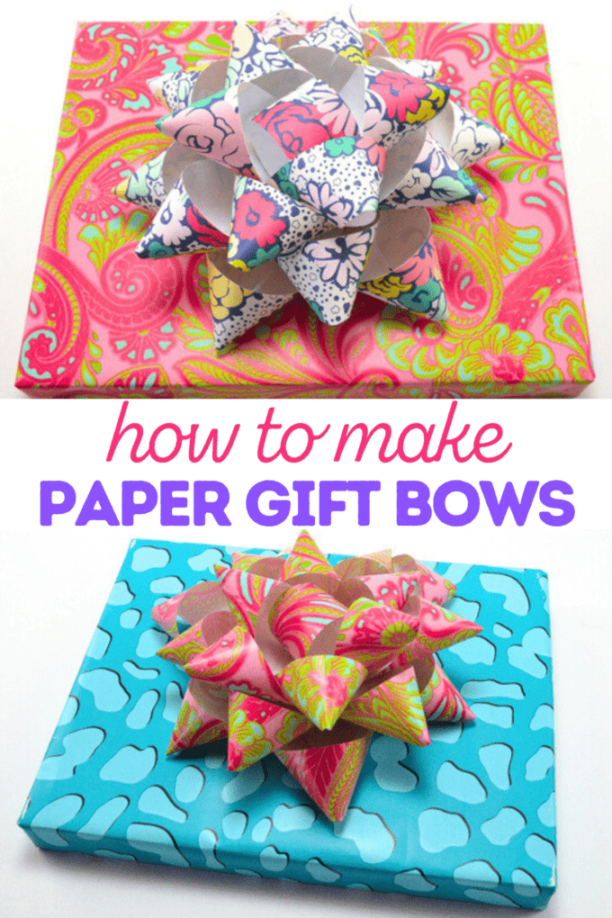 DIY Paper Gift Bows for Presents