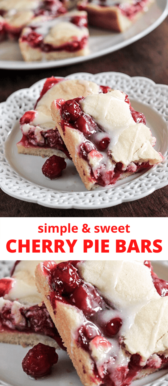 Simple and Sweet Cherry Pie Bars Recipe