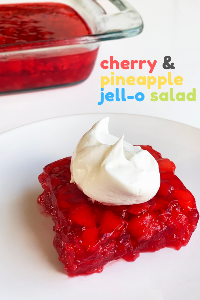 Cherry Pineapple JELL-O Salad Recipe