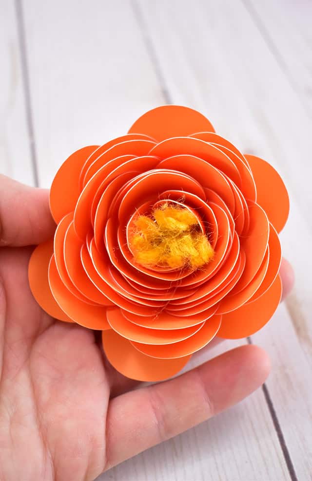 DIY Paper Fall Floral Wreath Craft
