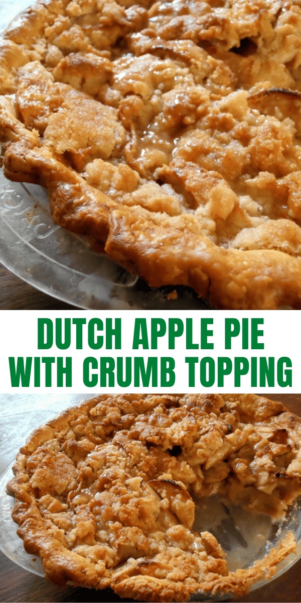 Easy Dutch Apple Pie with Crumb Topping Recipe