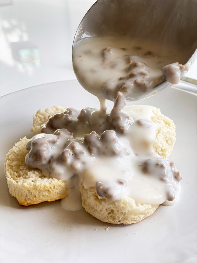 Classic Buttermilk Biscuits and Sausage Gravy Recipe