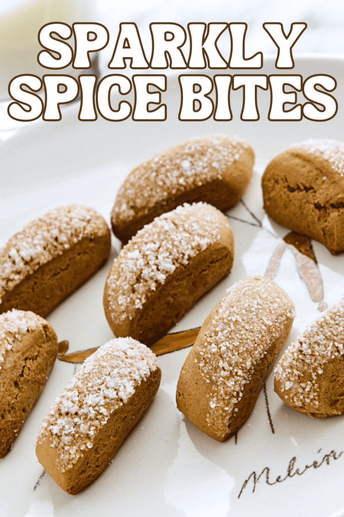 Sparkly Gingerbread Spice Bites Recipe