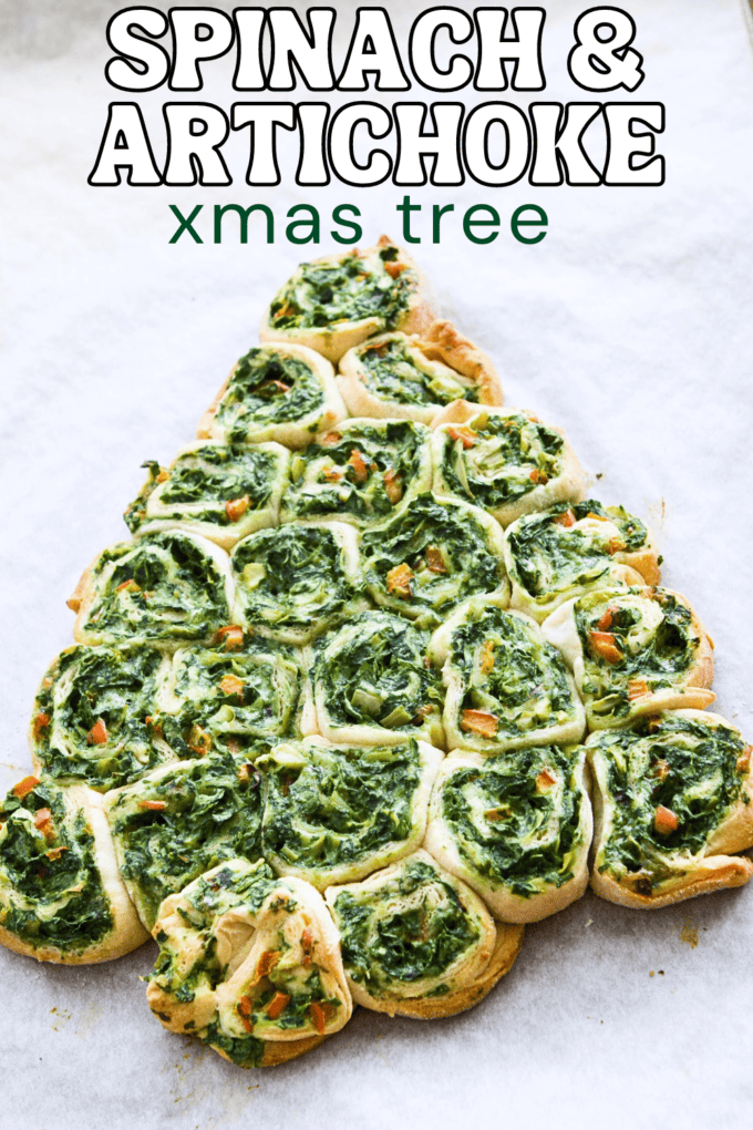Spinach and Artichoke Christmas Tree Recipe