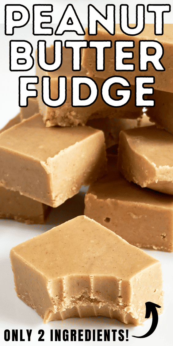 2-Ingredient Peanut Butter Fudge Recipe